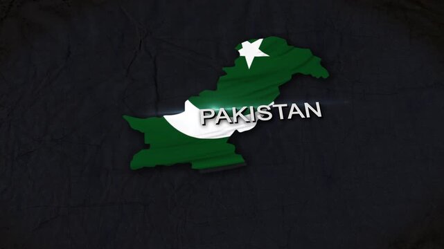 Pakistan Map Animation 4K
