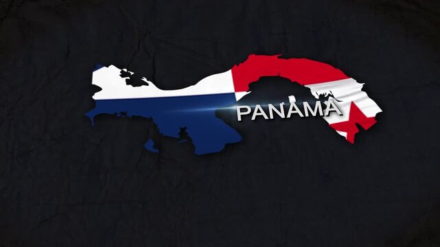 Panama Map Animation 4K