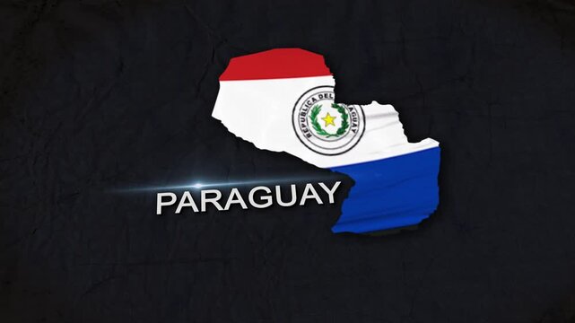 Paraguay Map Animation 4K