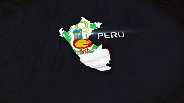 Peru Map Animation 4K