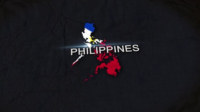 Philippines Map Animation 4K