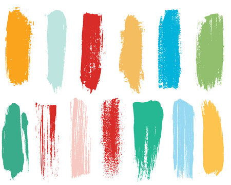 Brush texture stroke pencil color underline highlight. Marker pen highlight stroke.