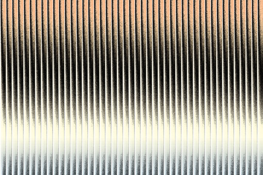 Vintage Gradient Background with 3D Vertical Stripes and Noise Texture
