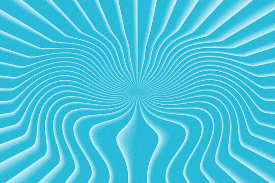 Blue Abstract Spiral Wave Lines Background