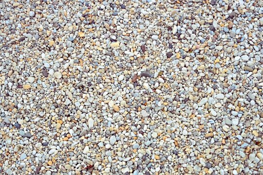 Small Pebbles and Gravel Ground Texture