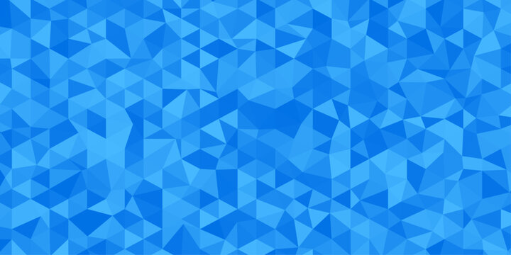 blue abstract triangle background
