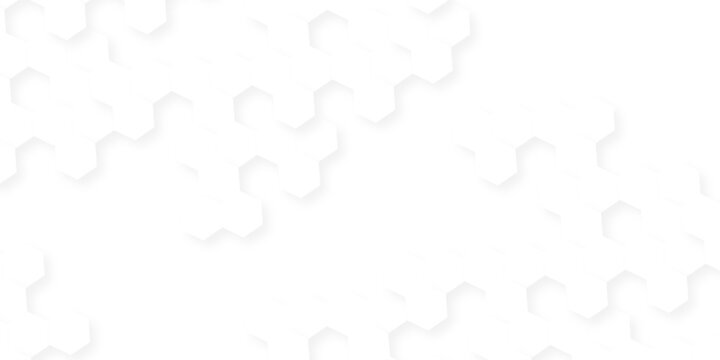 Background with hexagons . Abstract background with lines . white texture background . hexagon abstract background. Surface polygon pattern with glowing hexagon paper texture and futuristic business
