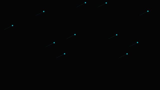 Minimalist digital abstract background with small glowing blue dots in space