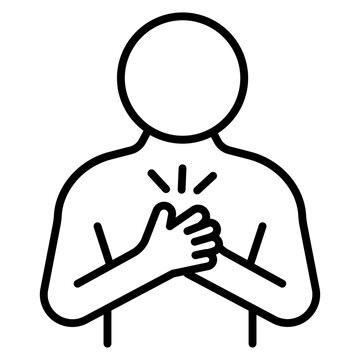 Chest Pain Icon