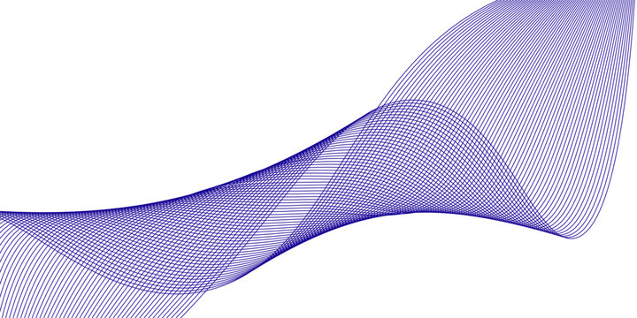 Abstract blend wave lines and technology background. Abstract white background with smooth flowing lines. Dynamic waves vector gradient line soft mesh blend.