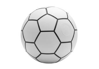 Fototapeta premium Classic black and white hexagonal soccer ball pattern