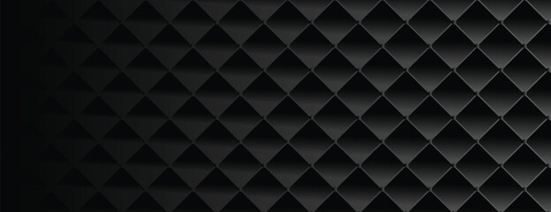 Naklejka premium Luxury upholstered backdrop. Stitched layered background pattern. Leather textured sofa background. vector