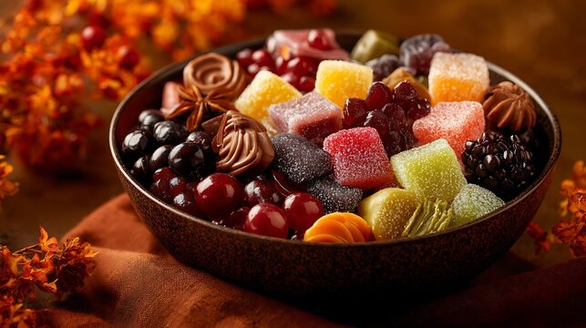 Fresh Mixed Berry Fruit Salad in Glass Bowl with Strawberries Blueberries Raspberries and Blackberries Isolated on White Background Healthy Breakfast Dessert Snack