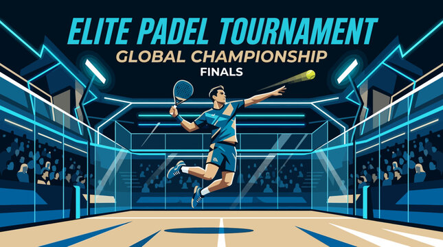 Elite Padel Tournament Global Championship Finals Action Sport
