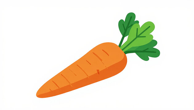 Lush Orange Carrot Leaves Bathed in Golden Light, Highlighting Intricate Textures and Nature's Bounty