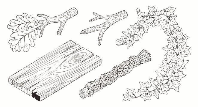 Intricate paper cutout dental hygiene tools scattered on white background, concept for oral care awareness, educational materials, product packaging, and healthcare marketing campaigns