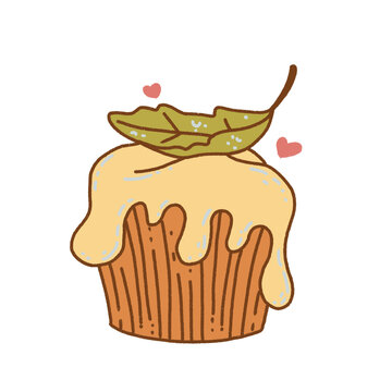chocolate cupcake with cherry