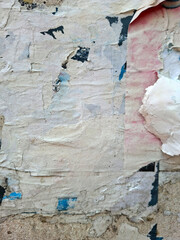 Obraz premium Torn and ripped urban paper poster background
