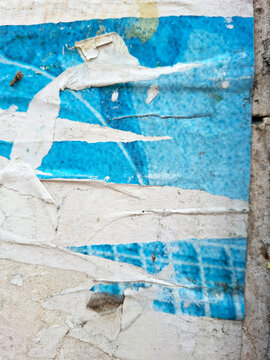 Torn and ripped urban paper poster background