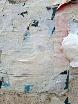 Torn and ripped urban paper poster background