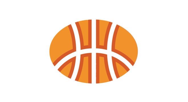 Basketball icon with globe longitude and latitude lines.