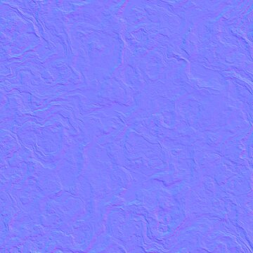 Fluid Rippled Stone Surface Normal Map Relief