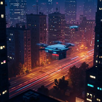 Neon City Drones