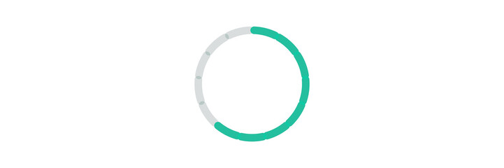 Fototapeta premium Large hero circle loader center canvas placement. Isolated transparent PNG loading bar overlay for Photoshop and video.