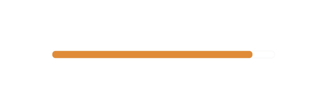 Minimal circular timer with seconds count. Isolated transparent PNG loading bar overlay for Photoshop and video.