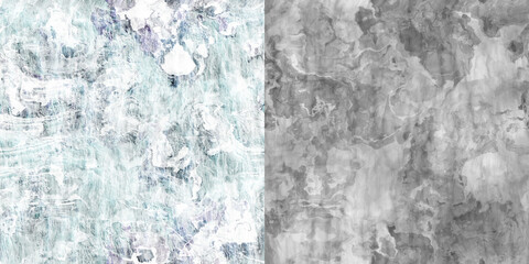 Naklejka premium Distressed Abstract Texture and Grayscale Map