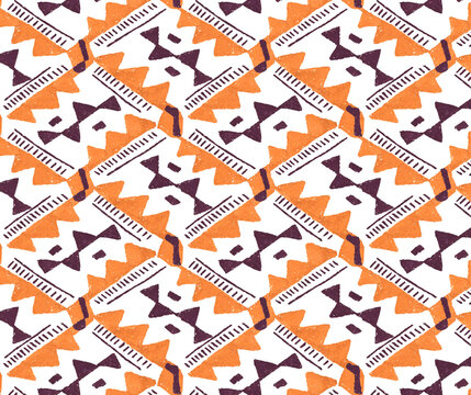 seamless pattern with geometric elements