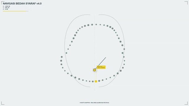Neurosurgery Navigation Software Interface Visualization