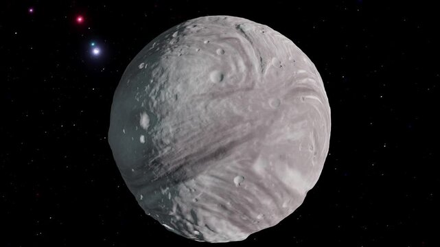 Miranda Moon - Fractured Uranian Satellite Orbit 4K 60fps