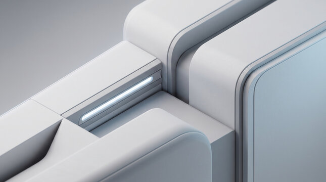 close up of a modern computer