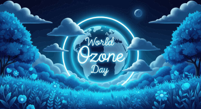 World ozone day conceptual illustration