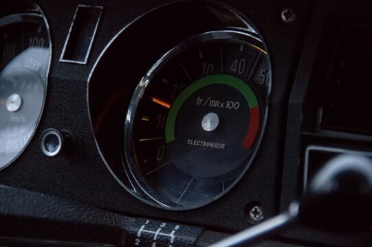 car dashboard detail