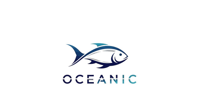 Blue fish logo icon with Oceanic text label.