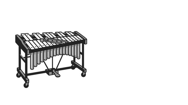 Percussion musical instrument marimba melody sound