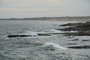 Naklejka premium punta del diablo - uruguai