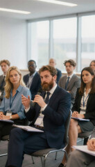 Obraz premium Business Conference Audience