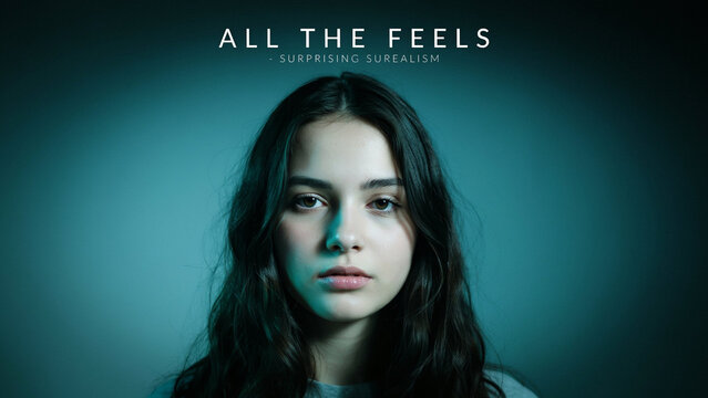 All the feels captivating portrait expressing deep emotional intensity and vulnerability
