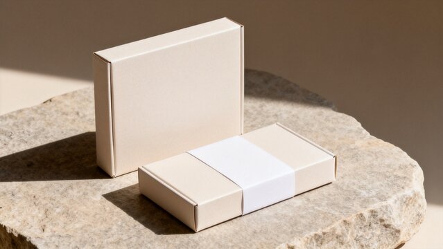 Independent retail display with ceramic pieces natural wood shelf local ret