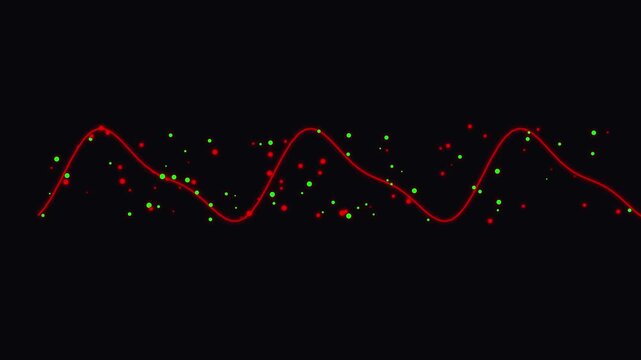 Futuristic Rainbow Prism Nature Animal Spirits Background Loop for Video