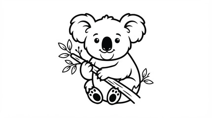 Fototapeta premium Cute Teddy Bear Vector Illustration with Heart, Adorable Cartoon Animal Toy Design for Baby, Children, Valentine Gift, Love, Childhood and Fun Artwork
