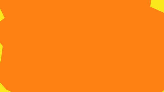 Abstract background with bright orange and yellow shapes, graphic design element.