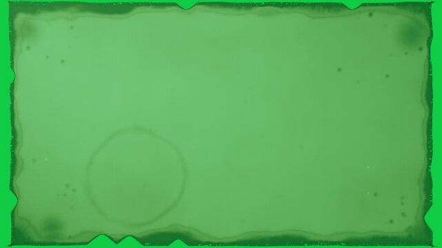 Wipe strip revealing parchment sheet, holding then sliding to reveal transparent speckled field