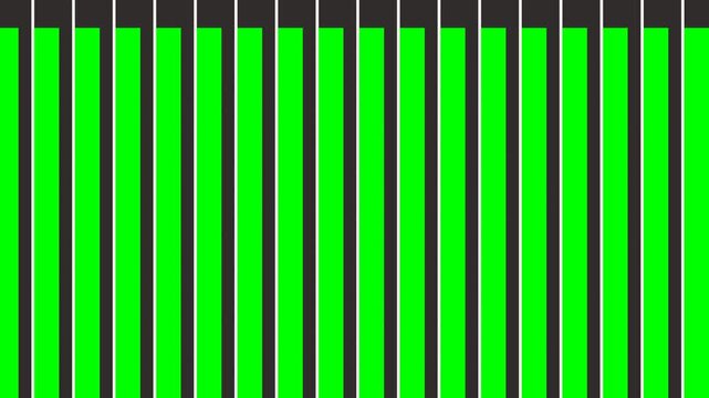 Abstract background of vertical green stripes with thin gray lines and dark gaps.