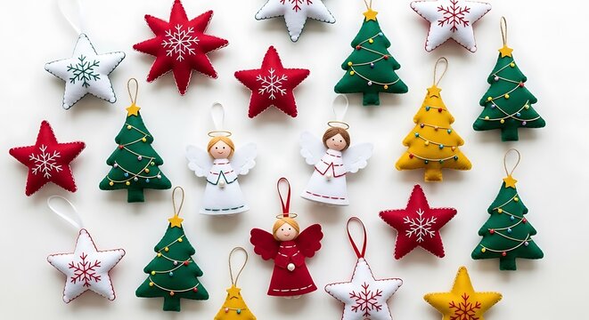 christmas tree and decorations