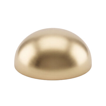 Brass dome desk paperweight transparent PNG cutout for classic office design graphics