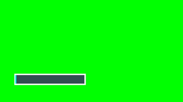 A simple dark grey rectangle with a white border on a bright green background, perfect for graphic overlays.